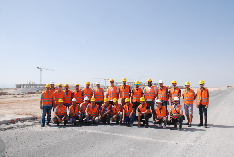 KTEMB yapımı devam eden yeni Ercan Havaalanı şantiyesine teknik ziyaret gerçekleştirdi!