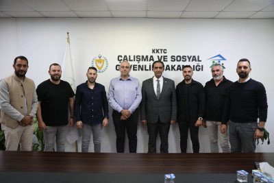 KTEMB Yönetim Kurulu, Çalışma ve Sosyal Güvenlik Bakanı Sadık Gardiyanoğlu’nu ziyaret etti!