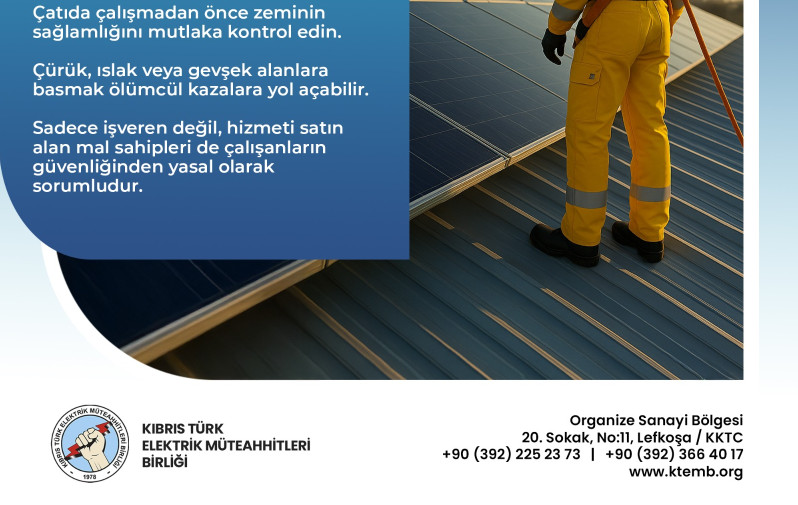 Çatıda Çalışma İçin Altın Kurallar # 1